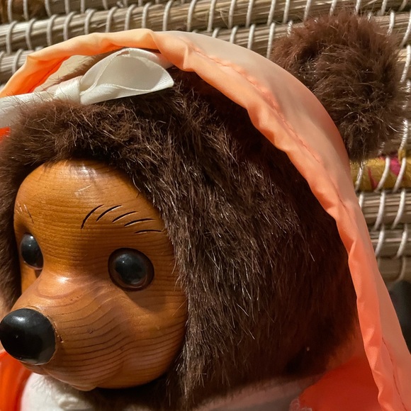 Rare HTF Robert Raikes “Camp Grizzly” Signed & Numbered Charming Wood Face Bear - Picture 9 of 17